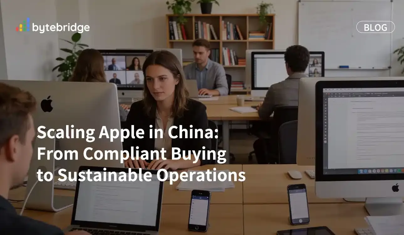Ampliación de la presencia de Apple en China: de la adquisición conforme a las normativas a operaciones sostenibles
